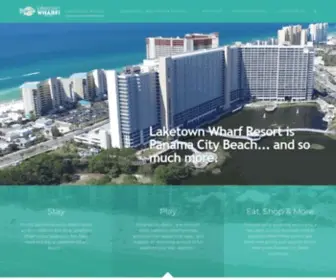 Laketownwharf.com(Panama City Beach and so much more) Screenshot