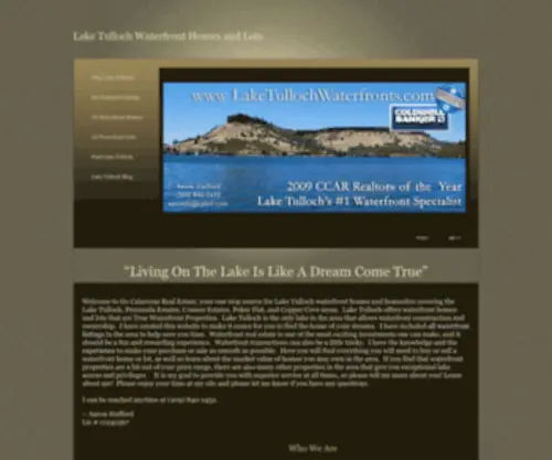 Laketullochwaterfronts.com(Lake Tulloch Waterfronts) Screenshot