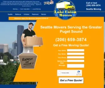 Lakeunionmovers.com(Lake Union Movers) Screenshot