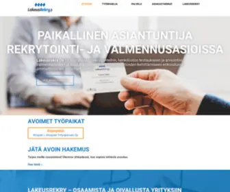 Lakeusrekry.fi(Lakeusrekry) Screenshot
