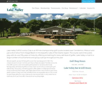 Lakevalleygolf.com(Lake Valley Golf Club) Screenshot