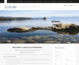 Lakevalleyproperties.com(Lake Tahoe Real Estate in South Lake Tahoe) Screenshot