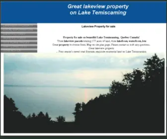 Lakeview-Land.com(Lakeview property) Screenshot