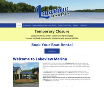 Lakeviewmarinatimsford.com(Lakeview Marina) Screenshot