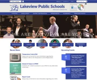 Lakeviewpublicschools.org(Lakeview Public Schools serves students and) Screenshot