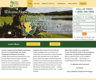 Lakeviewterrace.com(A CCRC Life Care Retirement Community) Screenshot