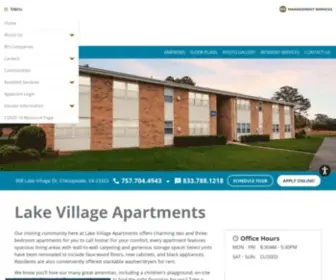 Lakevillageaptsva.com(Lake Village Apartments) Screenshot