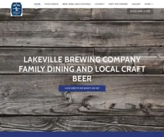 Lakevillebrewing.com(Lakeville Brewing Co) Screenshot