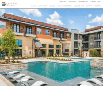 Lakewaycastlehills.com(Apartments in Lewisville) Screenshot