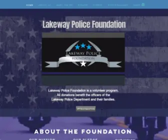 Lakewaypolicefoundation.org(Lakeway Police web02) Screenshot