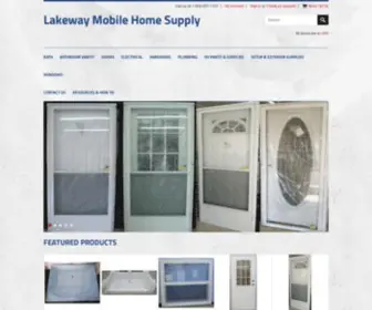 Lakewaysupply.com(Mobile Home Parts and Supplies) Screenshot