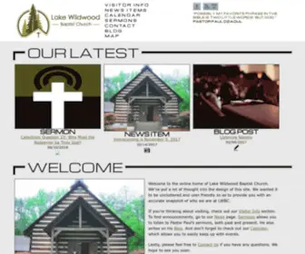 Lakewildwoodbaptist.com(Lake Wildwood Baptist Church) Screenshot