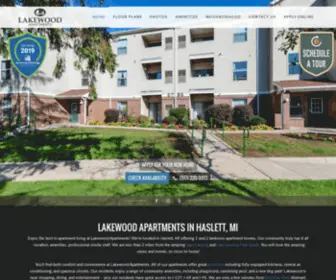 Lakewoodapartmentshaslett.com(Lakewood Apartments) Screenshot