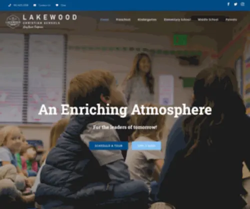 Lakewoodchristianschools.org(Providing a Christ) Screenshot