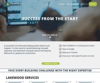 Lakewoodinc.com(Lakewood Construction) Screenshot