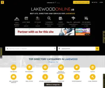 Lakewoodonline.us(Lakewood (CO) Yellowpages) Screenshot