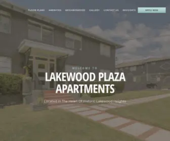 Lakewoodplazaapartments.com(Lakewood Plaza) Screenshot