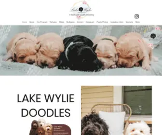 Lakewyliedoodles.com(Lake Wylie Doodles) Screenshot