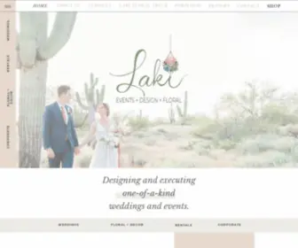 Lakieventsanddesign.com(Phoenix Wedding Planner) Screenshot