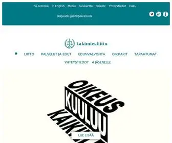 Lakimiesliitto.fi(Etusivu) Screenshot
