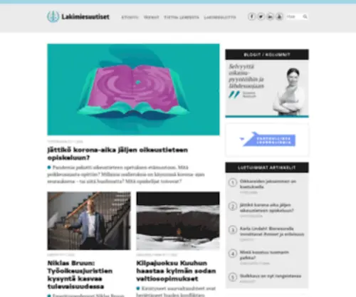 Lakimiesuutiset.fi(Juristiuutiset) Screenshot
