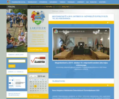 Lakitelek.hu(Lakitelek Önkormányzatának hivatalos honlapja) Screenshot