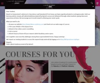 Lakme-Academy.com(Makeup) Screenshot
