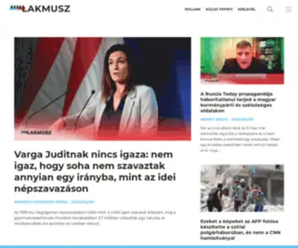 Lakmusz.hu(Lakmusz – Lakmusz) Screenshot