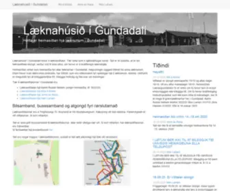 Laknargundadalur.fo(Læknahúsið) Screenshot