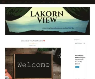 Lakornview.com(Connecting fans across one land) Screenshot