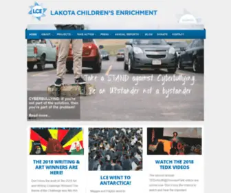 Lakotachildren.org(Lakota Children's Enrichment) Screenshot