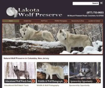Lakotawolf.com(Wolf Preserve) Screenshot