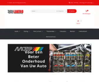 Lakro.nl(Lakro autostyling heeft alles op het gebied van audio en autostyling) Screenshot