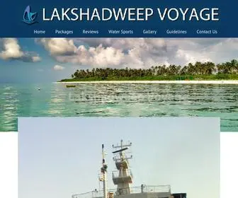 LakshadweepVoyage.com(Lakshadweep voyage) Screenshot