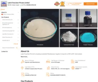 Lakshfinechem.com(Laksh Finechem Private Limited) Screenshot