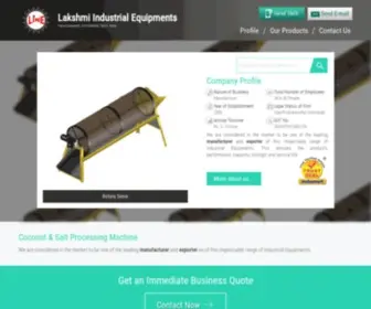 Lakshmiequip.com(Lakshmi Industrial Equipments) Screenshot