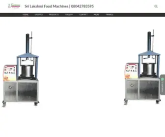 Lakshmifoodmachines.com(Arruthra Food Machines) Screenshot