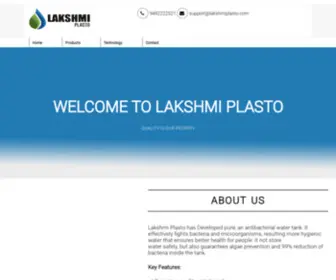 Lakshmiplasto.com(Home) Screenshot