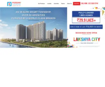 Lakshyacity.com(Poddar Housing) Screenshot