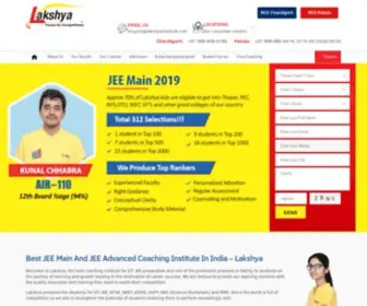 Lakshyainstitute.com(IIT Jee Coaching Classes for JEE Mains & JEE Advance) Screenshot