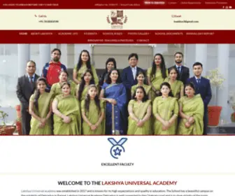 Lakshyauniversalacademy.com(Lakshya Universal Academy Dehradun) Screenshot