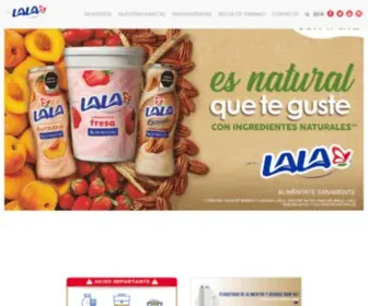 Lala.com.mx(Grupo Lala) Screenshot