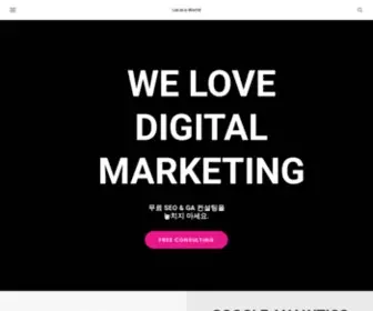 LalalaWorld.com(We love digital marketing) Screenshot