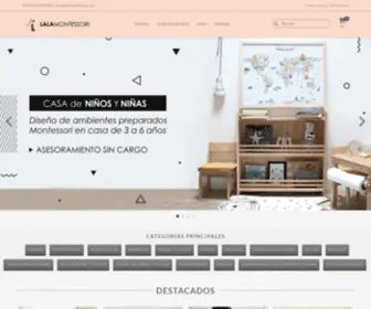 Lalamontessori.com(Tienda Online de Lala Montessori) Screenshot