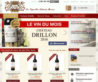 Lalandemoreau.com(Vente Vin de Bordeaux) Screenshot