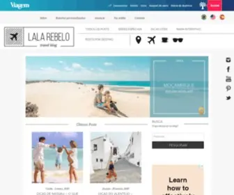 Lalarebelo.com(Lala Rebelo Travel Blog) Screenshot