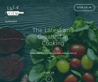 Lalaview.com(Your Destination for All Things Food) Screenshot