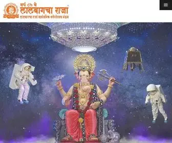 Lalbaugcharaja.com(लालबागचा) Screenshot