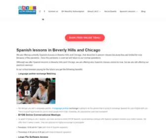 Lalcenter.com(Spanish lessons online) Screenshot