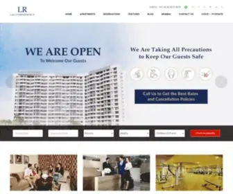 Lalcoresidency.com(Lalco Residency(LR) is a fully furnished luxury serviced apartments in Mumbai (Andheri East)) Screenshot